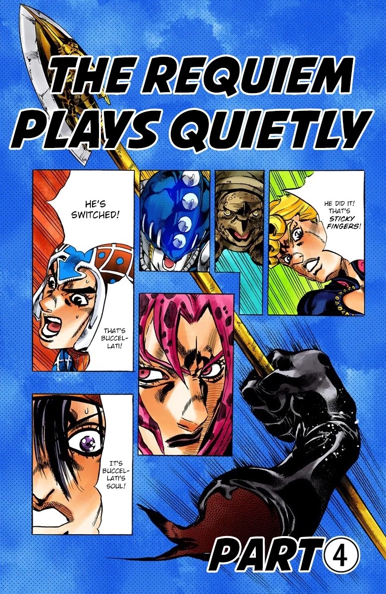 JoJo's Bizarre Adventure Part 5 - Vento Aureo (Official Colored) Chapter 136 page 2 - Chapter 136: The Requiem Plays Quietly Part 4