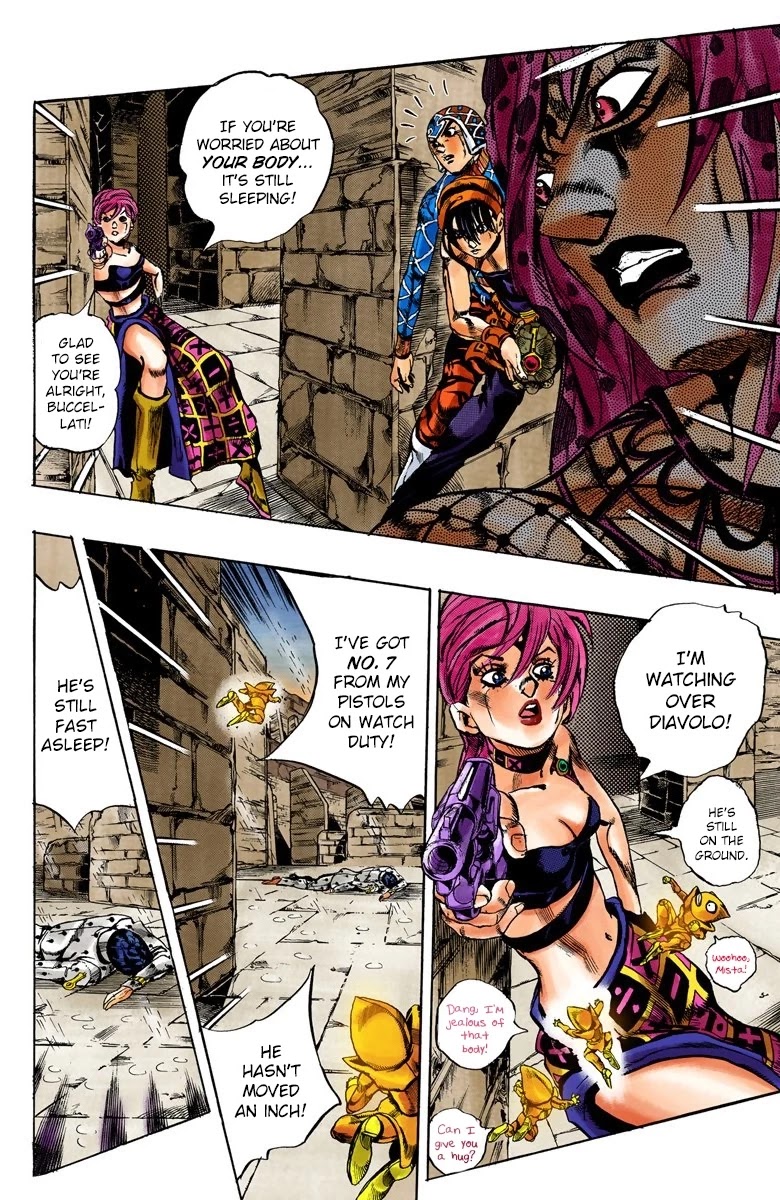 JoJo's Bizarre Adventure Part 5 - Vento Aureo (Official Colored) Chapter 136 page 4 - Chapter 136: The Requiem Plays Quietly Part 4