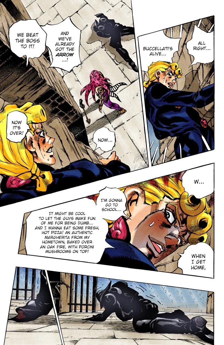 JoJo's Bizarre Adventure Part 5 - Vento Aureo (Official Colored) Chapter 136 page 5 - Chapter 136: The Requiem Plays Quietly Part 4