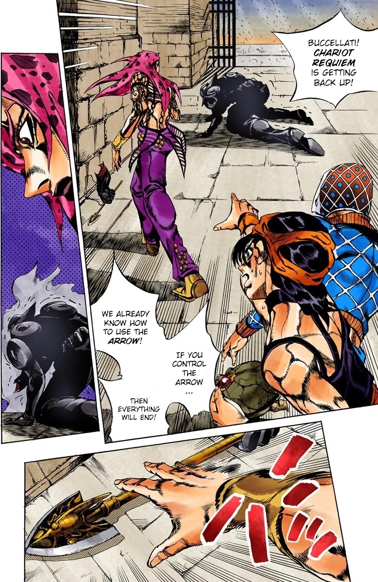 JoJo's Bizarre Adventure Part 5 - Vento Aureo (Official Colored) Chapter 136 page 6 - Chapter 136: The Requiem Plays Quietly Part 4