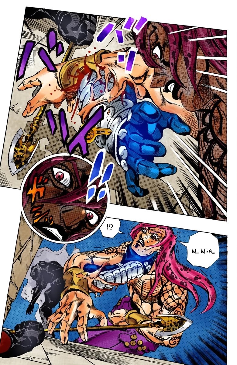 JoJo's Bizarre Adventure Part 5 - Vento Aureo (Official Colored) Chapter 136 page 7 - Chapter 136: The Requiem Plays Quietly Part 4