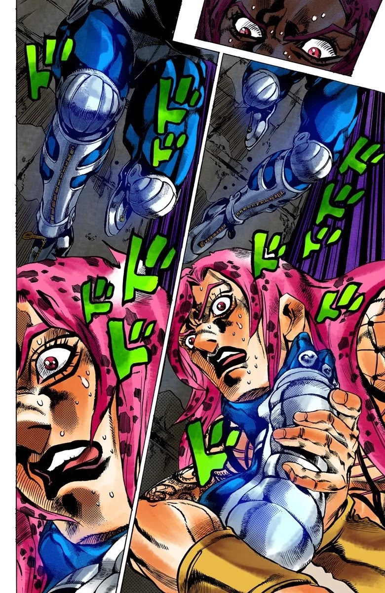 JoJo's Bizarre Adventure Part 5 - Vento Aureo (Official Colored) Chapter 136 page 8 - Chapter 136: The Requiem Plays Quietly Part 4