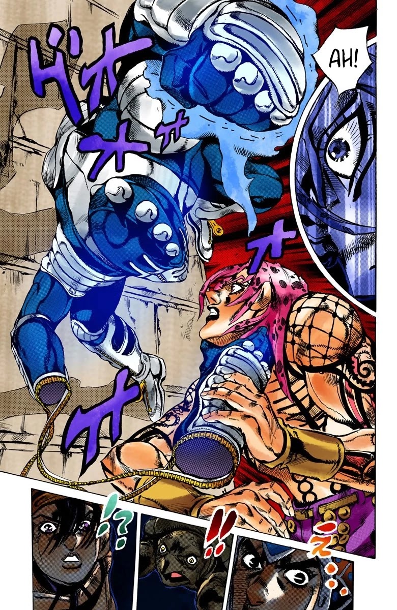 JoJo's Bizarre Adventure Part 5 - Vento Aureo (Official Colored) Chapter 136 page 9 - Chapter 136: The Requiem Plays Quietly Part 4