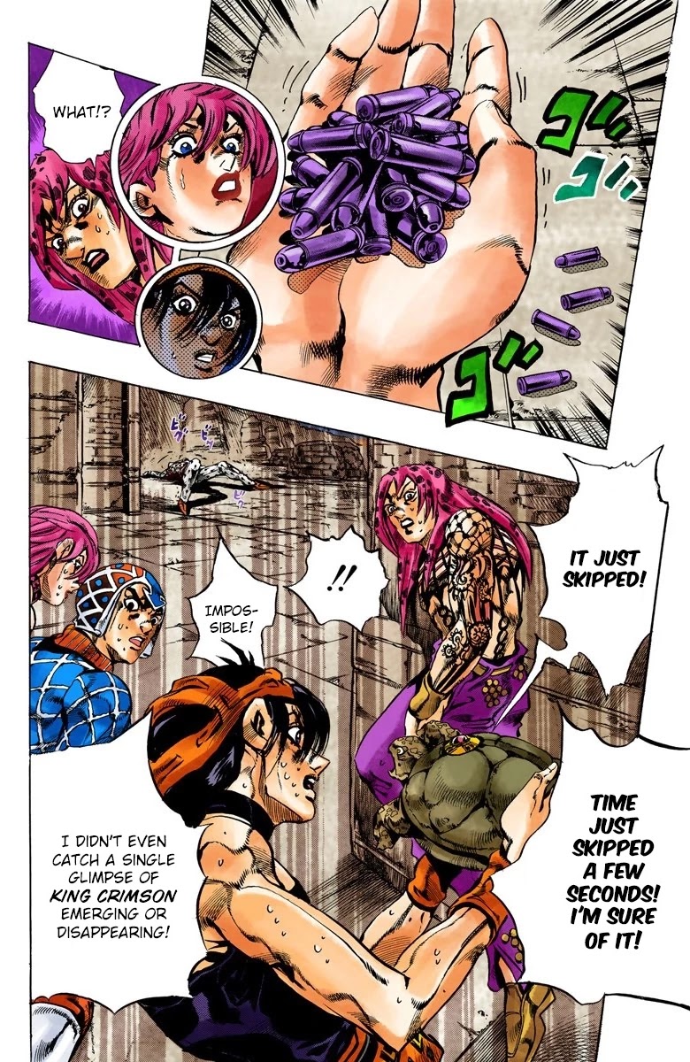 JoJo's Bizarre Adventure Part 5 - Vento Aureo (Official Colored) Chapter 137 page 10 - Chapter 137: The Requiem Plays Quietly Part 5