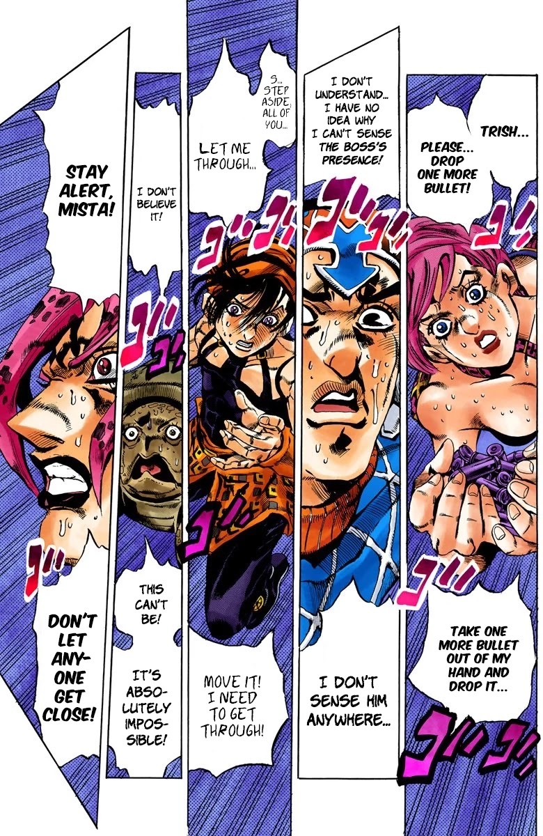 JoJo's Bizarre Adventure Part 5 - Vento Aureo (Official Colored) Chapter 137 page 15 - Chapter 137: The Requiem Plays Quietly Part 5