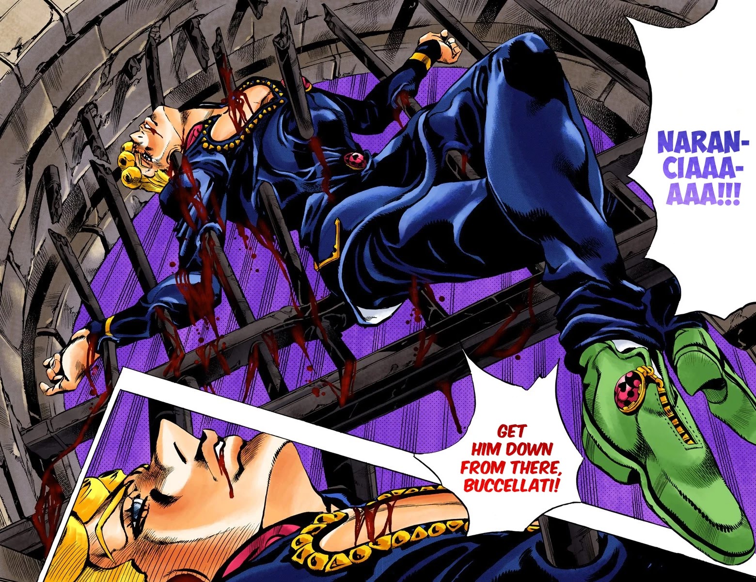 JoJo's Bizarre Adventure Part 5 - Vento Aureo (Official Colored) Chapter 137 page 16 - Chapter 137: The Requiem Plays Quietly Part 5