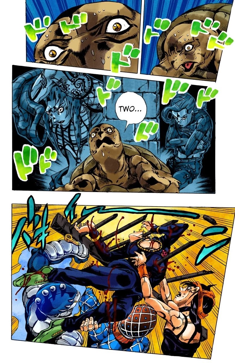 JoJo's Bizarre Adventure Part 5 - Vento Aureo (Official Colored) Chapter 137 page 18 - Chapter 137: The Requiem Plays Quietly Part 5