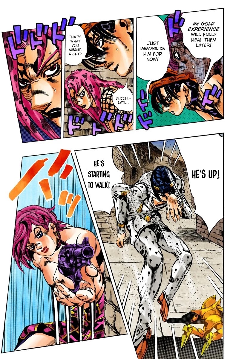 JoJo's Bizarre Adventure Part 5 - Vento Aureo (Official Colored) Chapter 137 page 5 - Chapter 137: The Requiem Plays Quietly Part 5