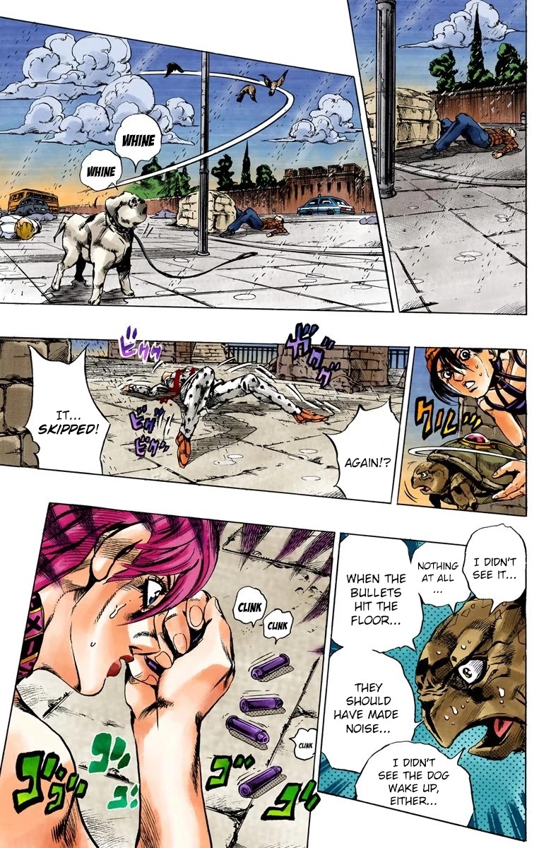 JoJo's Bizarre Adventure Part 5 - Vento Aureo (Official Colored) Chapter 137 page 9 - Chapter 137: The Requiem Plays Quietly Part 5