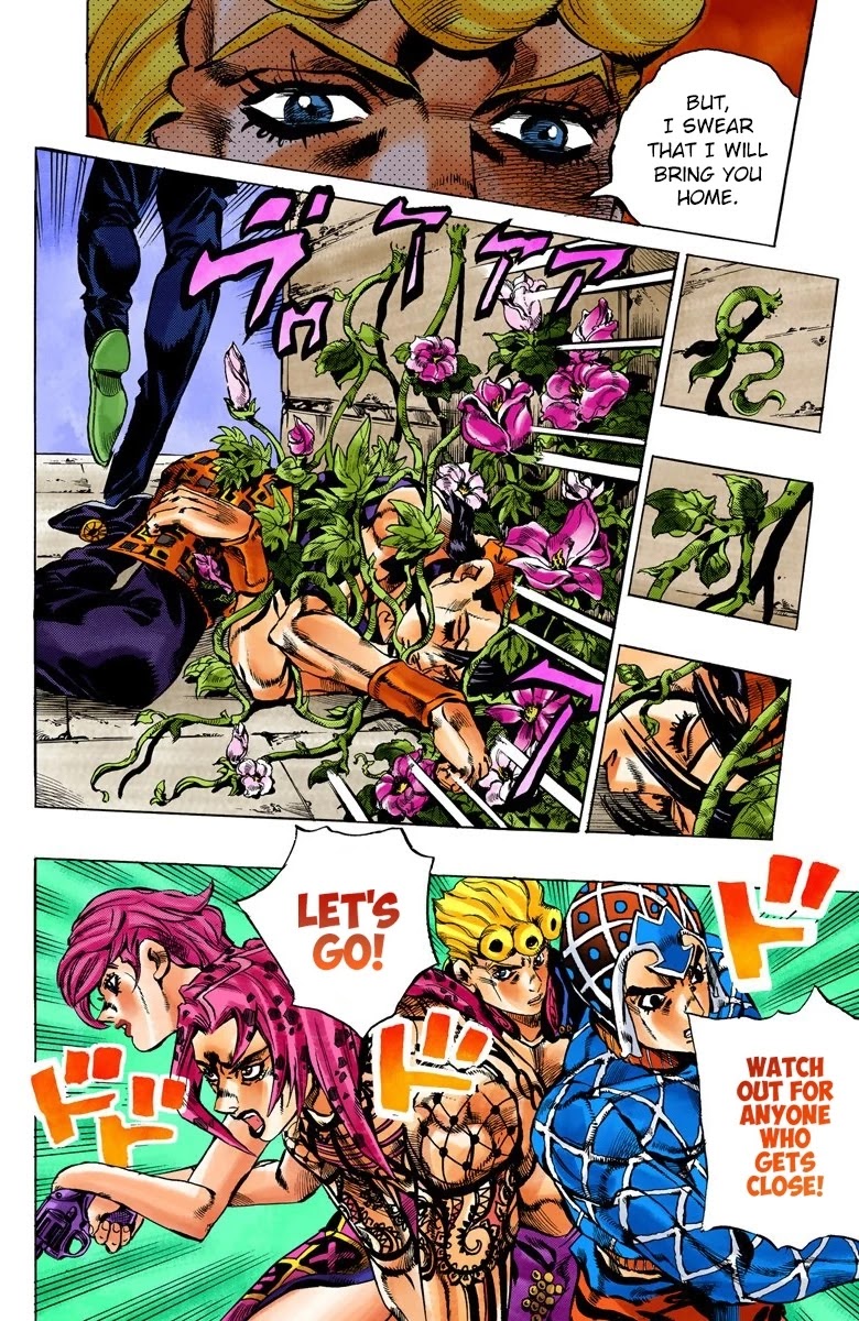 JoJo's Bizarre Adventure Part 5 - Vento Aureo (Official Colored) Chapter 138 page 15 - Chapter 138: The Requiem Plays Quietly Part 6