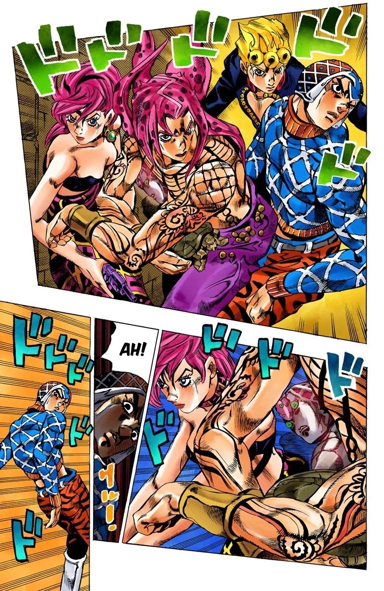 JoJo's Bizarre Adventure Part 5 - Vento Aureo (Official Colored) Chapter 138 page 16 - Chapter 138: The Requiem Plays Quietly Part 6