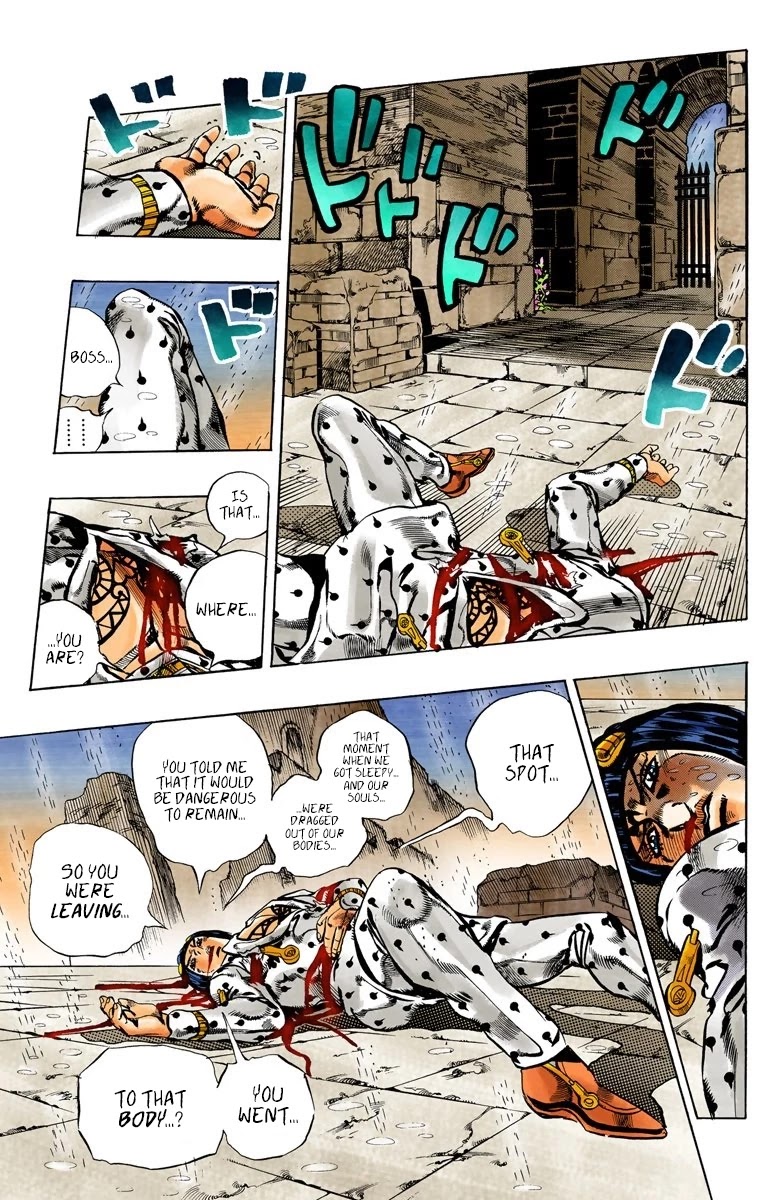 JoJo's Bizarre Adventure Part 5 - Vento Aureo (Official Colored) Chapter 138 page 18 - Chapter 138: The Requiem Plays Quietly Part 6