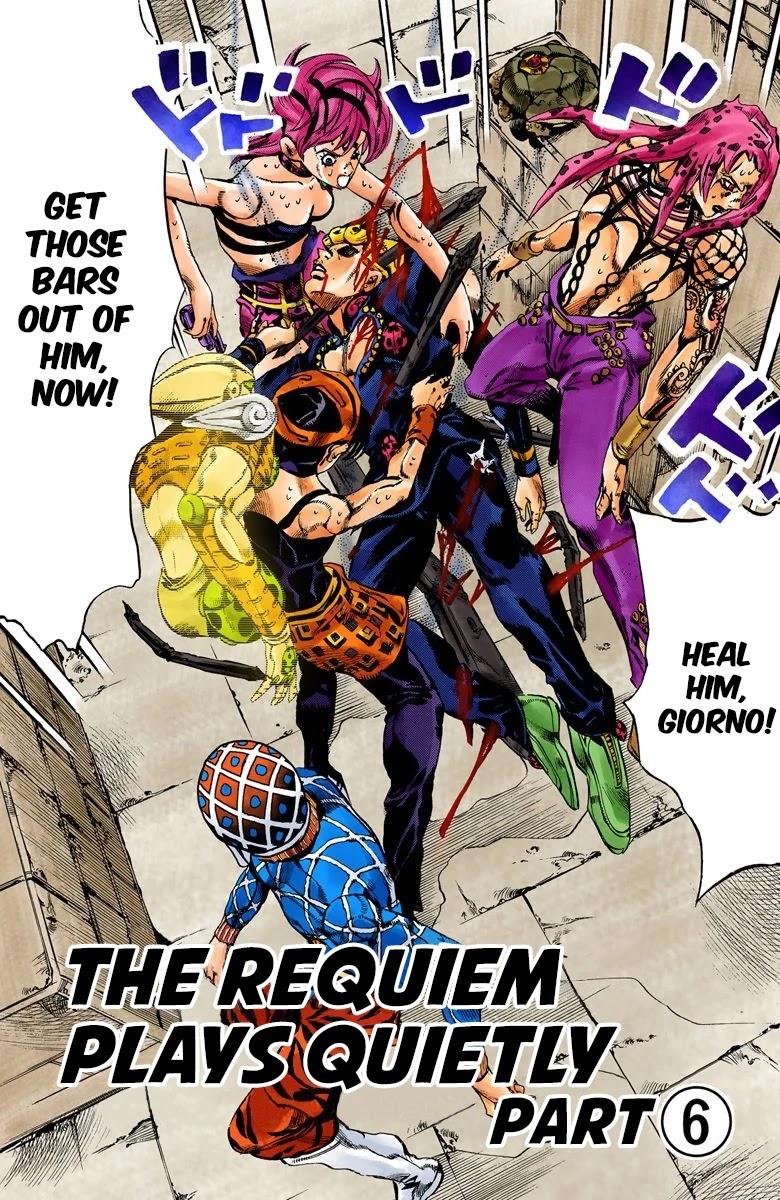 JoJo's Bizarre Adventure Part 5 - Vento Aureo (Official Colored) Chapter 138 page 2 - Chapter 138: The Requiem Plays Quietly Part 6