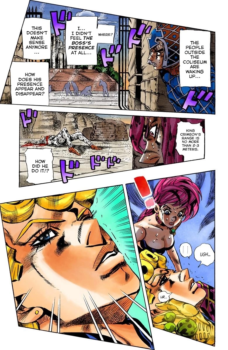 JoJo's Bizarre Adventure Part 5 - Vento Aureo (Official Colored) Chapter 138 page 4 - Chapter 138: The Requiem Plays Quietly Part 6