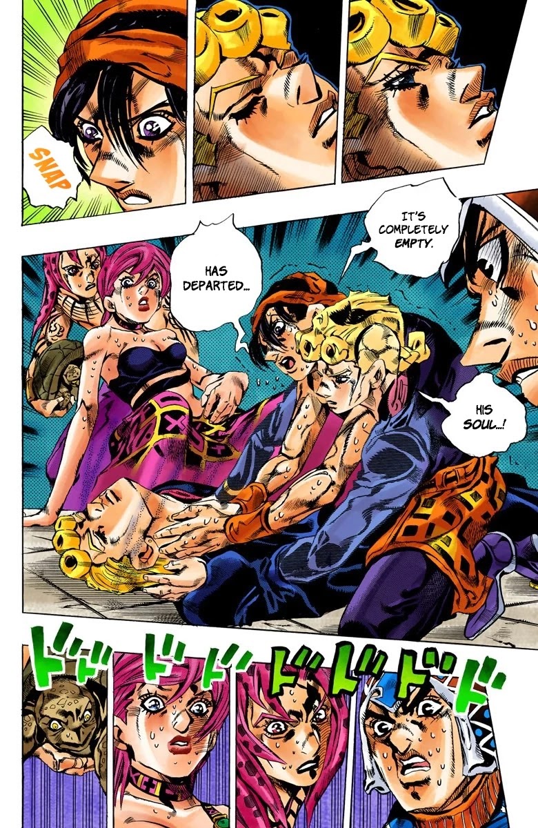 JoJo's Bizarre Adventure Part 5 - Vento Aureo (Official Colored) Chapter 138 page 7 - Chapter 138: The Requiem Plays Quietly Part 6