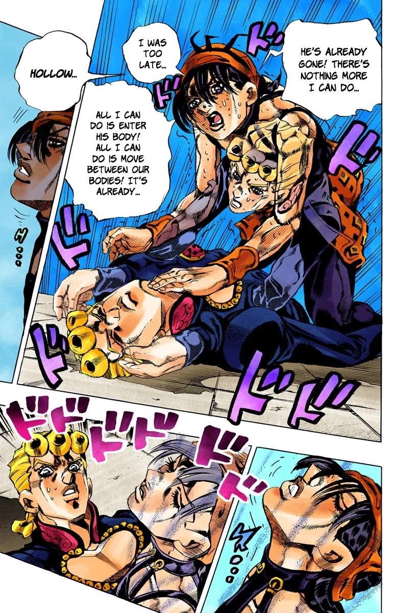JoJo's Bizarre Adventure Part 5 - Vento Aureo (Official Colored) Chapter 138 page 8 - Chapter 138: The Requiem Plays Quietly Part 6