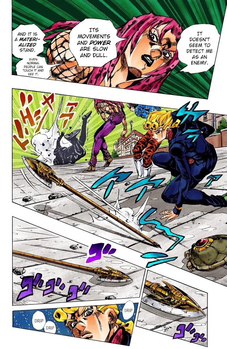 JoJo's Bizarre Adventure Part 5 - Vento Aureo (Official Colored) Chapter 139 page 11 - Chapter 139: The Requiem Plays Quietly Part 7