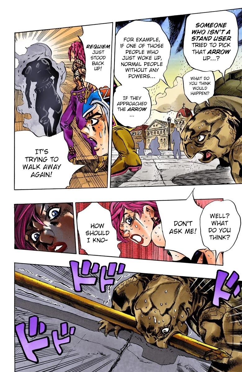 JoJo's Bizarre Adventure Part 5 - Vento Aureo (Official Colored) Chapter 139 page 15 - Chapter 139: The Requiem Plays Quietly Part 7
