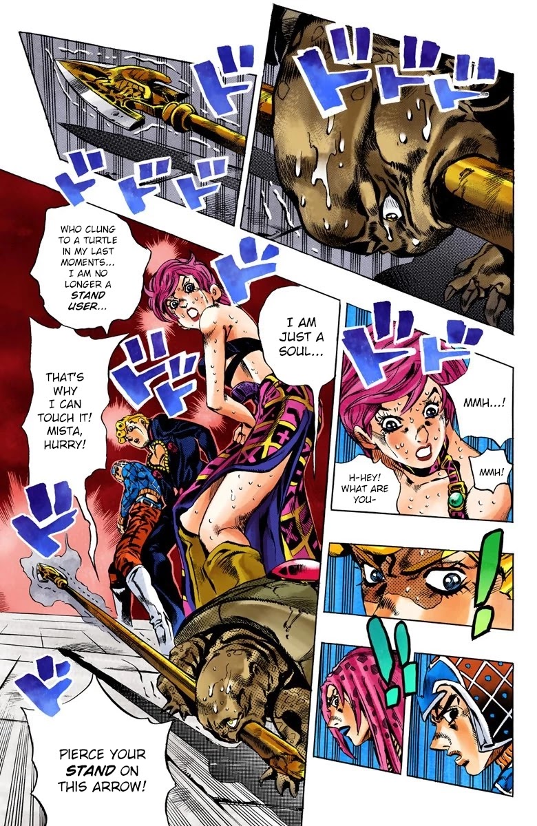 JoJo's Bizarre Adventure Part 5 - Vento Aureo (Official Colored) Chapter 139 page 16 - Chapter 139: The Requiem Plays Quietly Part 7