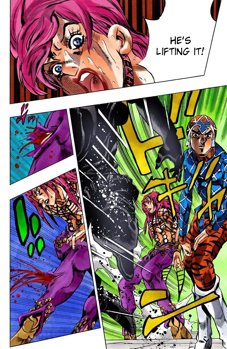 JoJo's Bizarre Adventure Part 5 - Vento Aureo (Official Colored) Chapter 139 page 17 - Chapter 139: The Requiem Plays Quietly Part 7