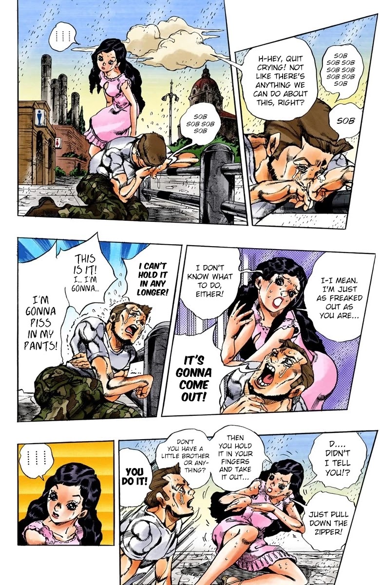 JoJo's Bizarre Adventure Part 5 - Vento Aureo (Official Colored) Chapter 139 page 3 - Chapter 139: The Requiem Plays Quietly Part 7
