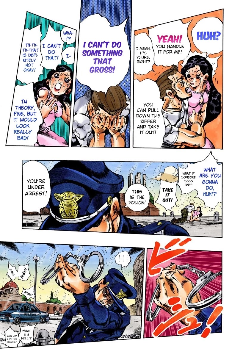JoJo's Bizarre Adventure Part 5 - Vento Aureo (Official Colored) Chapter 139 page 4 - Chapter 139: The Requiem Plays Quietly Part 7