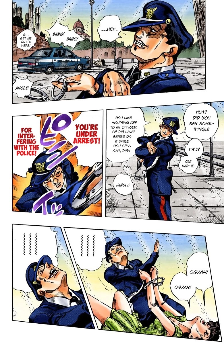 JoJo's Bizarre Adventure Part 5 - Vento Aureo (Official Colored) Chapter 139 page 5 - Chapter 139: The Requiem Plays Quietly Part 7