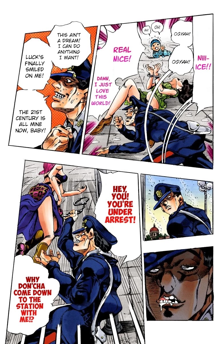 JoJo's Bizarre Adventure Part 5 - Vento Aureo (Official Colored) Chapter 139 page 6 - Chapter 139: The Requiem Plays Quietly Part 7
