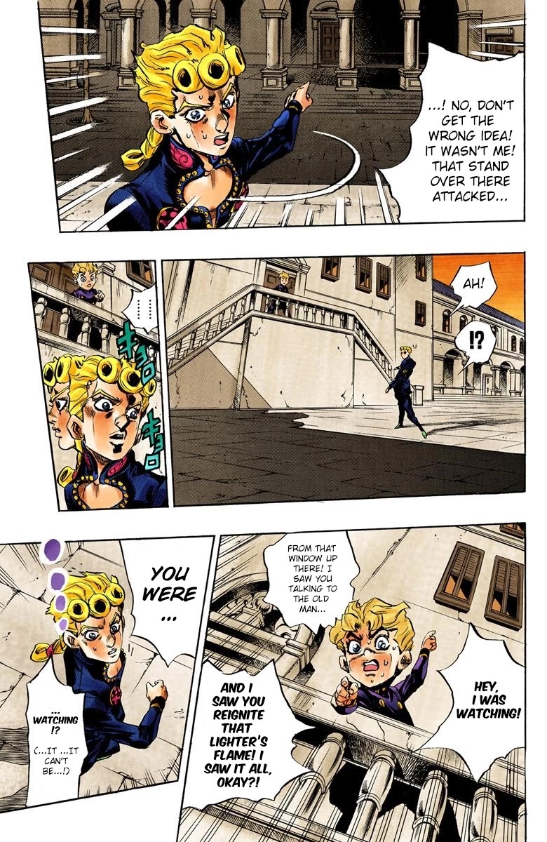 JoJo's Bizarre Adventure Part 5 - Vento Aureo (Official Colored) Chapter 14 page 5 - Chapter 14: Entering the Gang Part 4