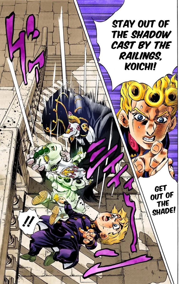 JoJo's Bizarre Adventure Part 5 - Vento Aureo (Official Colored) Chapter 14 page 7 - Chapter 14: Entering the Gang Part 4