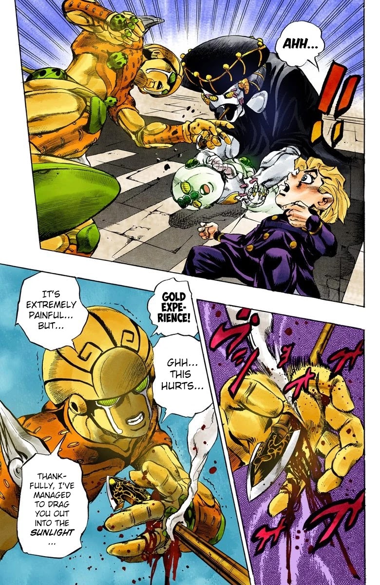 JoJo's Bizarre Adventure Part 5 - Vento Aureo (Official Colored) Chapter 14 page 9 - Chapter 14: Entering the Gang Part 4