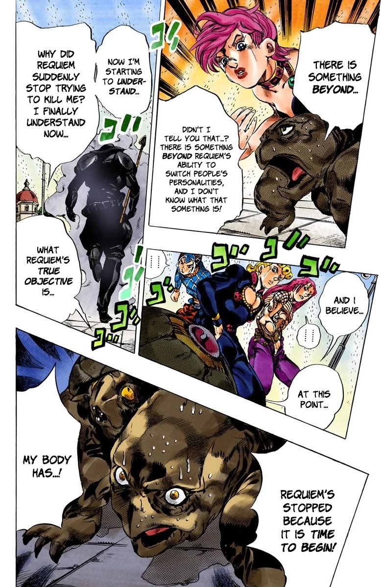 JoJo's Bizarre Adventure Part 5 - Vento Aureo (Official Colored) Chapter 140 page 14 - Chapter 140: The Requiem Plays Quietly Part 8