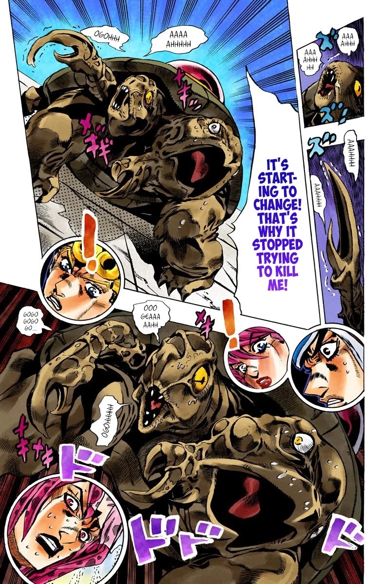JoJo's Bizarre Adventure Part 5 - Vento Aureo (Official Colored) Chapter 140 page 15 - Chapter 140: The Requiem Plays Quietly Part 8