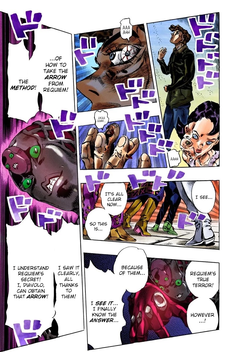 JoJo's Bizarre Adventure Part 5 - Vento Aureo (Official Colored) Chapter 140 page 17 - Chapter 140: The Requiem Plays Quietly Part 8