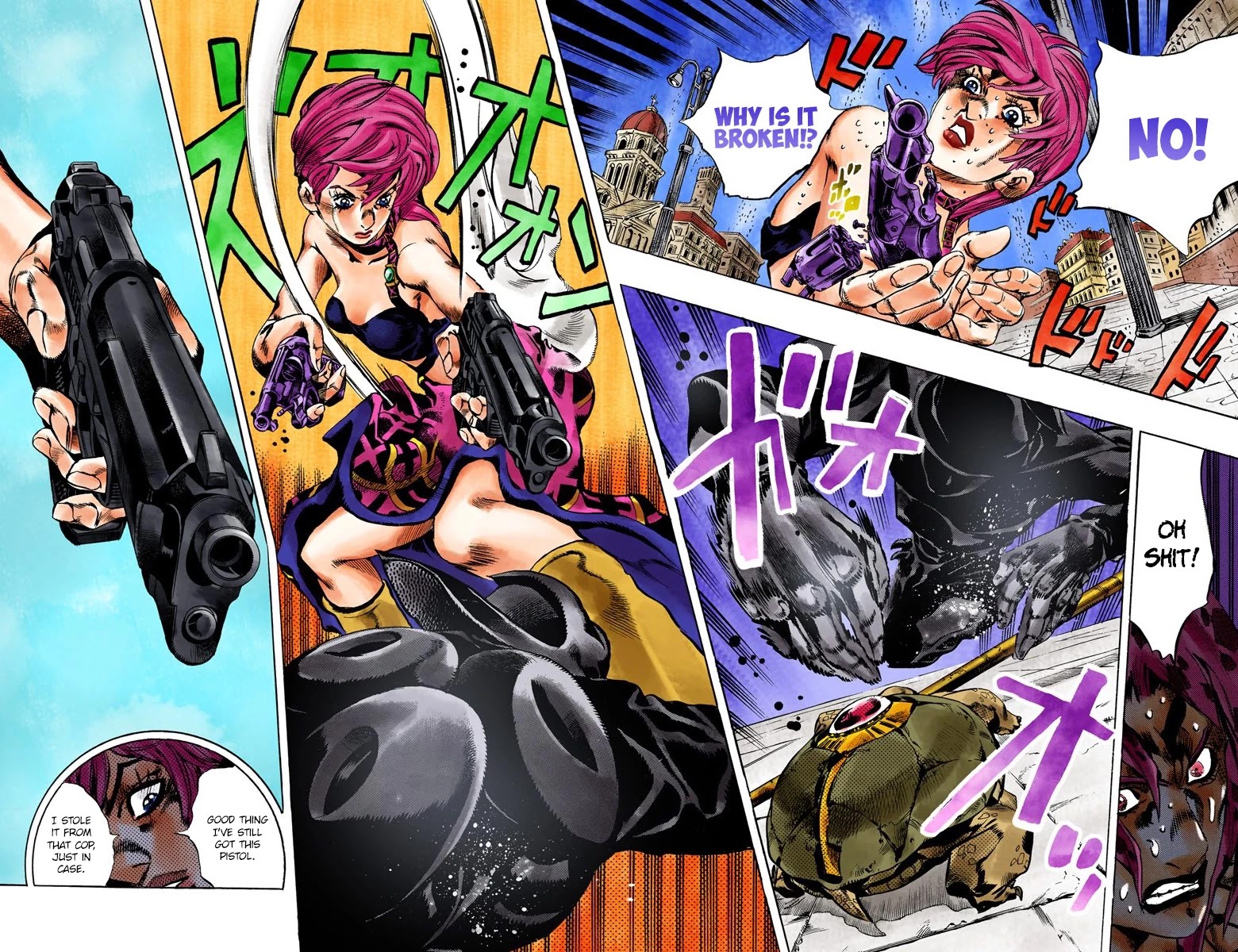 JoJo's Bizarre Adventure Part 5 - Vento Aureo (Official Colored) Chapter 140 page 3 - Chapter 140: The Requiem Plays Quietly Part 8
