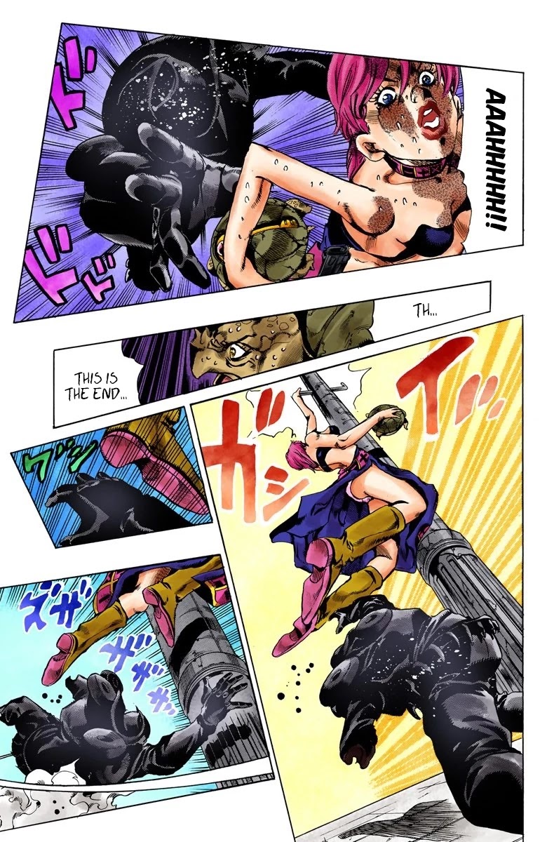 JoJo's Bizarre Adventure Part 5 - Vento Aureo (Official Colored) Chapter 140 page 9 - Chapter 140: The Requiem Plays Quietly Part 8