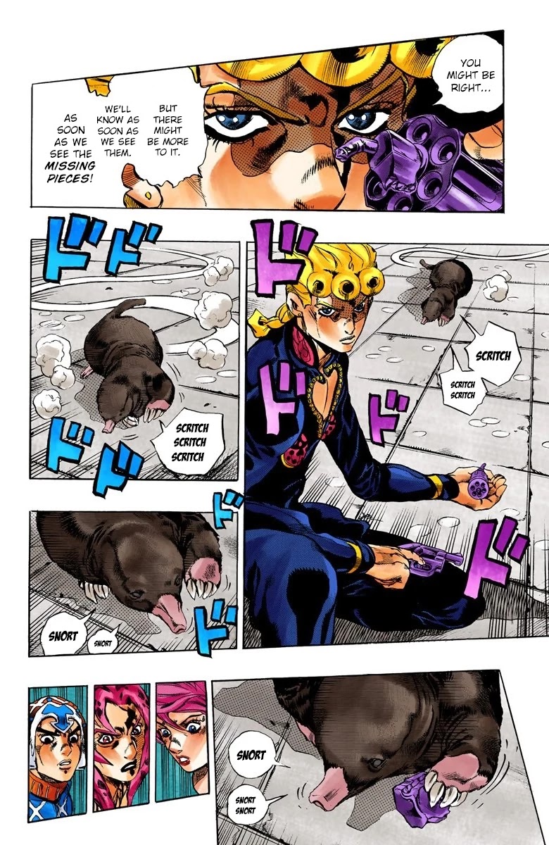 JoJo's Bizarre Adventure Part 5 - Vento Aureo (Official Colored) Chapter 141 page 12 - Chapter 141: Diavolo Emerges Part 1