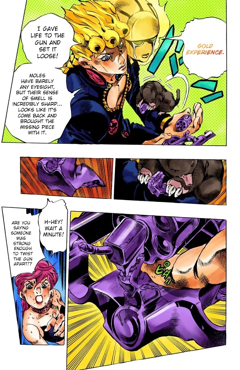 JoJo's Bizarre Adventure Part 5 - Vento Aureo (Official Colored) Chapter 141 page 13 - Chapter 141: Diavolo Emerges Part 1