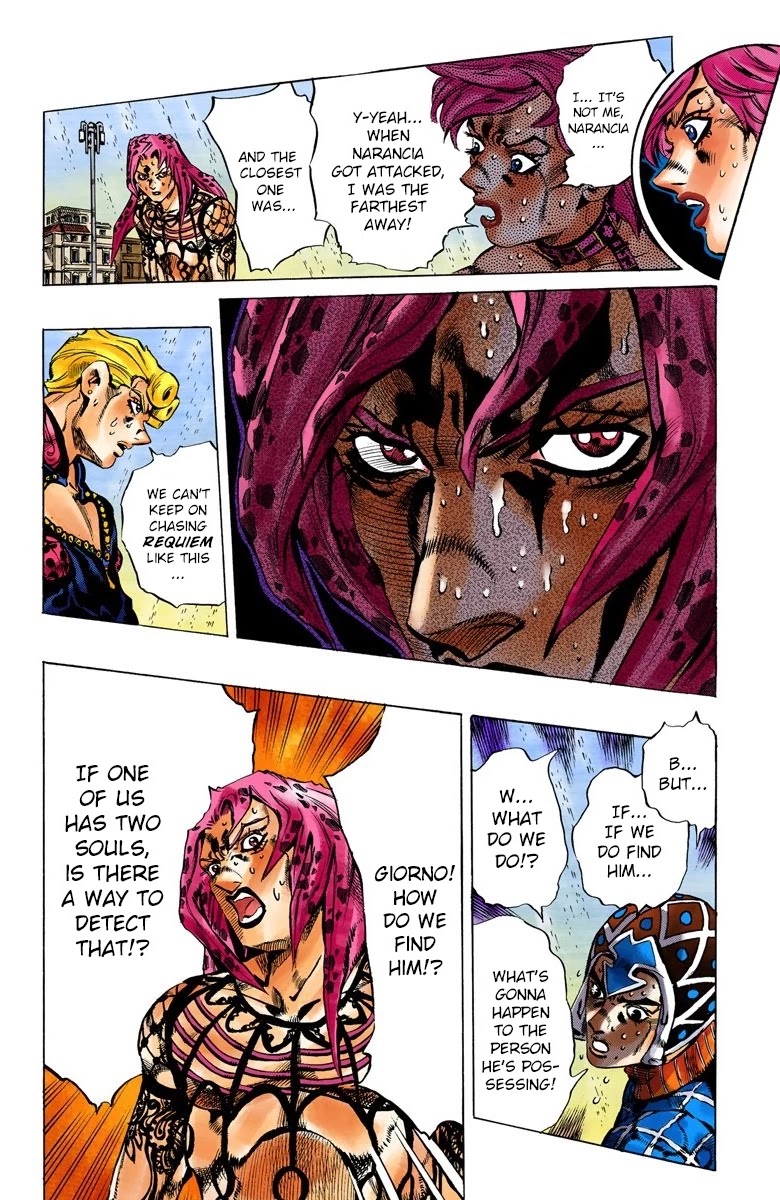 JoJo's Bizarre Adventure Part 5 - Vento Aureo (Official Colored) Chapter 141 page 18 - Chapter 141: Diavolo Emerges Part 1
