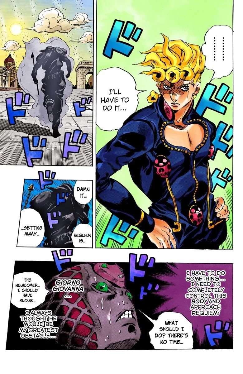 JoJo's Bizarre Adventure Part 5 - Vento Aureo (Official Colored) Chapter 141 page 19 - Chapter 141: Diavolo Emerges Part 1