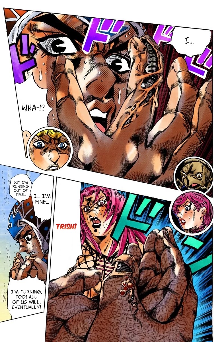 JoJo's Bizarre Adventure Part 5 - Vento Aureo (Official Colored) Chapter 141 page 4 - Chapter 141: Diavolo Emerges Part 1
