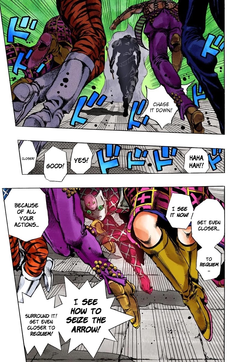 JoJo's Bizarre Adventure Part 5 - Vento Aureo (Official Colored) Chapter 141 page 6 - Chapter 141: Diavolo Emerges Part 1