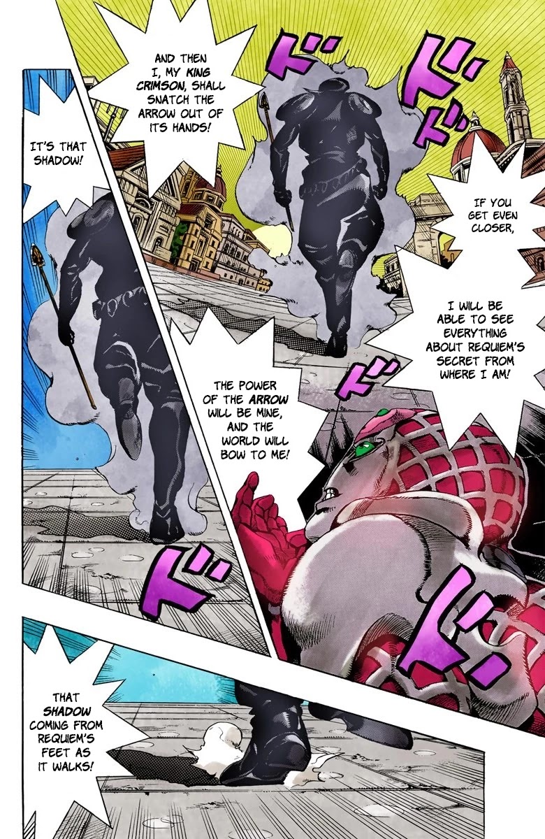 JoJo's Bizarre Adventure Part 5 - Vento Aureo (Official Colored) Chapter 141 page 7 - Chapter 141: Diavolo Emerges Part 1
