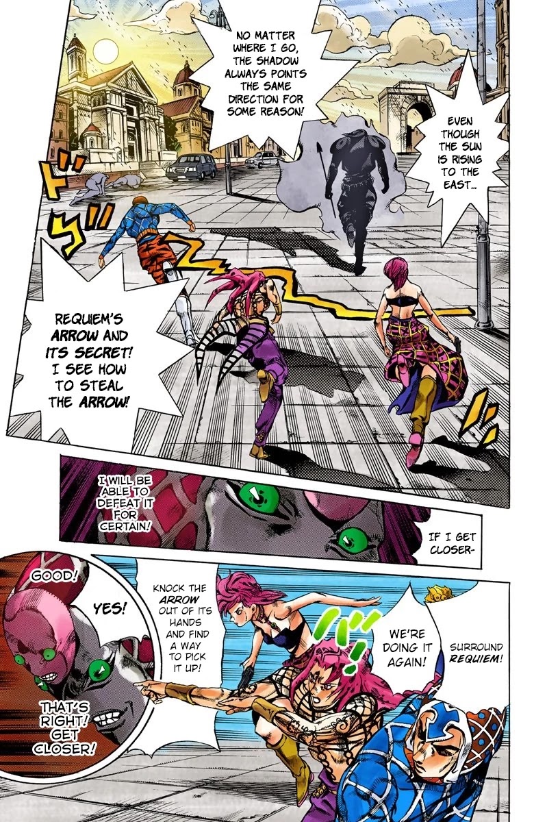 JoJo's Bizarre Adventure Part 5 - Vento Aureo (Official Colored) Chapter 141 page 8 - Chapter 141: Diavolo Emerges Part 1