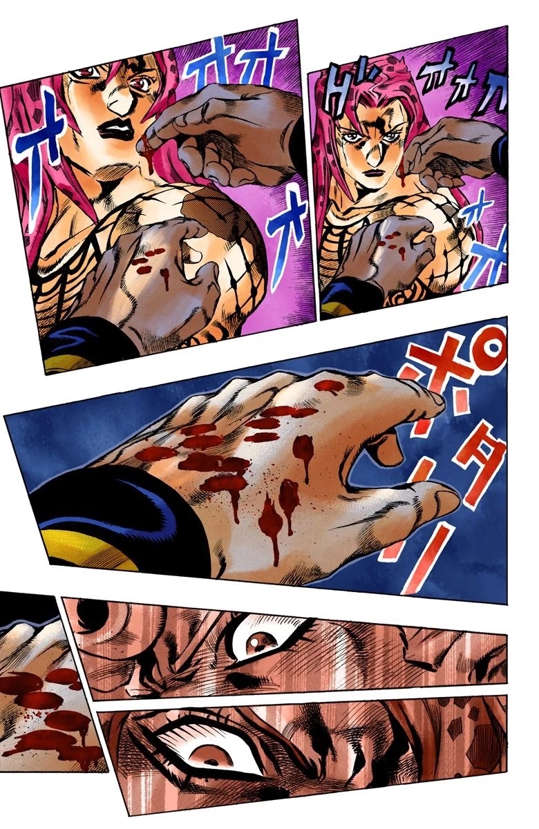 JoJo's Bizarre Adventure Part 5 - Vento Aureo (Official Colored) Chapter 142 page 13 - Chapter 142: Diavolo Emerges Part 2