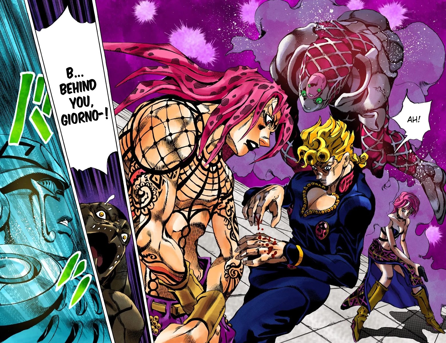 JoJo's Bizarre Adventure Part 5 - Vento Aureo (Official Colored) Chapter 142 page 14 - Chapter 142: Diavolo Emerges Part 2