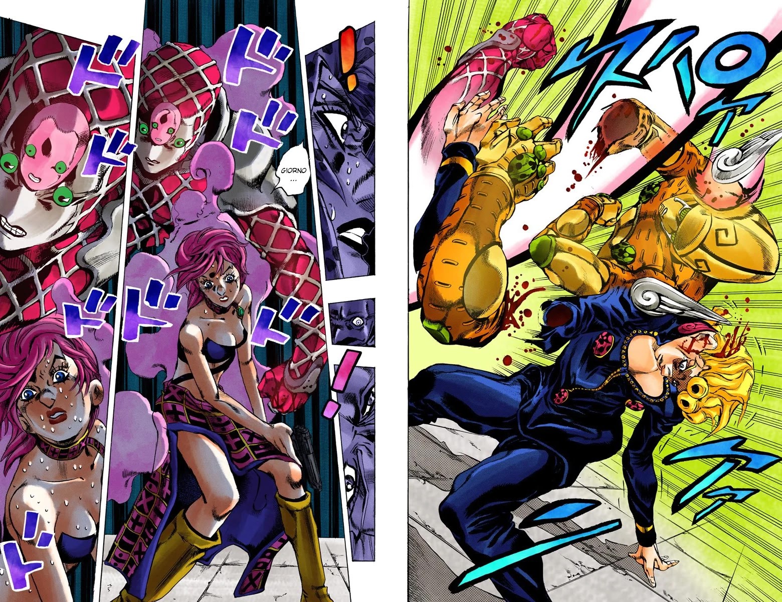 JoJo's Bizarre Adventure Part 5 - Vento Aureo (Official Colored) Chapter 142 page 15 - Chapter 142: Diavolo Emerges Part 2