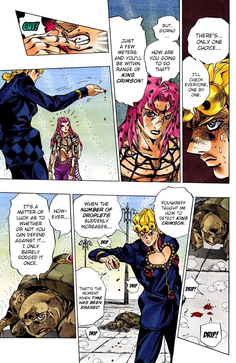 JoJo's Bizarre Adventure Part 5 - Vento Aureo (Official Colored) Chapter 142 page 7 - Chapter 142: Diavolo Emerges Part 2