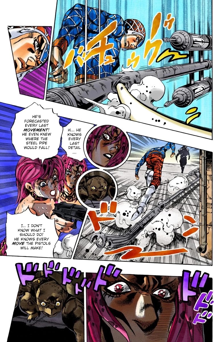 JoJo's Bizarre Adventure Part 5 - Vento Aureo (Official Colored) Chapter 143 page 11 - Chapter 143: Diavolo Emerges Part 3