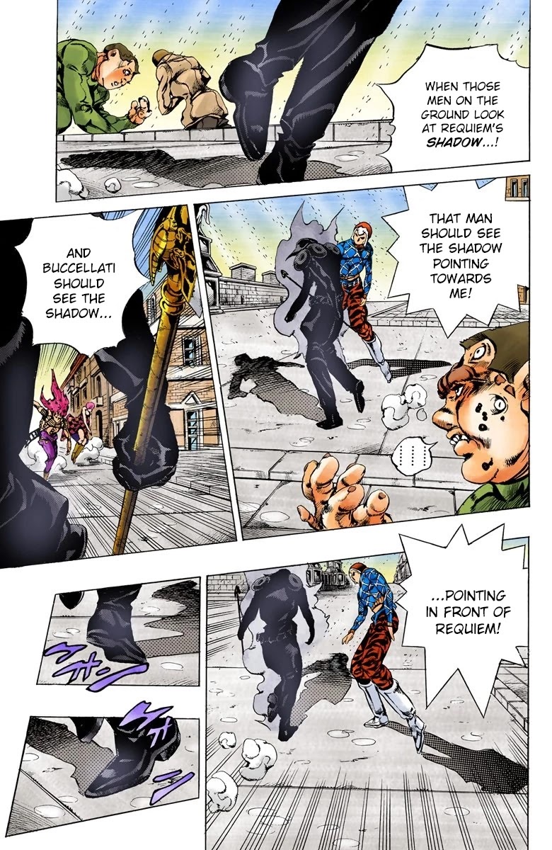 JoJo's Bizarre Adventure Part 5 - Vento Aureo (Official Colored) Chapter 143 page 15 - Chapter 143: Diavolo Emerges Part 3